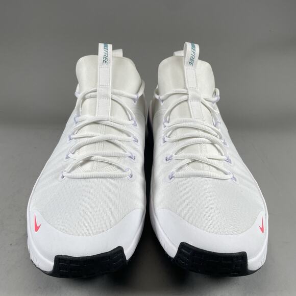 Women 15 Men 13.5 Nike Free Metcon 6 White Turquoise Athletic Sneaker FJ7126-102 - Picture 2 of 9